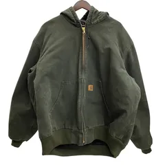 カーハート Carhartt 00's アクティブジャケット パーカー モスグリーン ジャケット グリーン 2XLサイズ 201MT-4743 VB