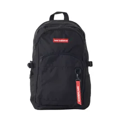 [ニューバランス] リュック ウィメンズボクシーバックパック30L (LAB45602) 女子 ガールズ 女の子 通学 スクール 部活 大容量 撥水 はっ水 黒 軽量 PC収納 A4収納可能 ブラック/レッド OSZ [ブラック/レッド]