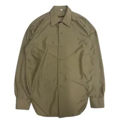 ユーロヴィンテージ 70s 長袖シャツ ベージュ メンズL