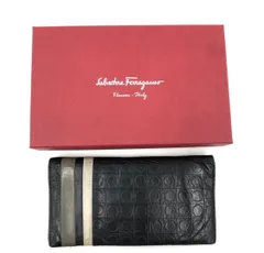 もす⭐︎新品未使用⭐︎　Ferragamo 長財布　ガンチーニクロジャー　黒色 もす⭐︎新品未使用⭐︎ Ferragamo 長財布 ガンチーニクロジャー 黒色