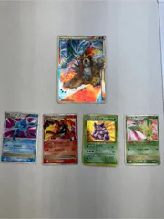 【プレイ用】まとめ売りポケモンカード　 LEGEND⠀ グレイシア Lv.X⠀ ゴウカザル Lv.X⠀ リーフィア Lv.X⠀ ニドキング Lv.48⠀