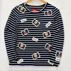 PINKHOUSE パッチ ボーダー ロンT 長袖カットソー サイズ3（M）A2193UPO240 日本製 07111501 02