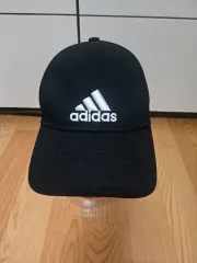 アディダス 正規品 刺繍 ロゴ ブラック ベースボールキャップ