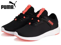 プーマ 312003 PUMA SOFTRIDE VITAL 2 FEMME NU レディーススニーカー ランニングシューズ ウォーキングシューズ 運動靴 紐靴 ひも靴 軽量 軽い 婦人 バイタル2 フェム NU 靴 01 プーマブラック/ピーチフロスト 黒