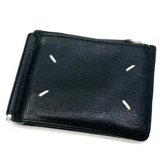 【加古川店】 中古 Maison Margiela | メゾンマルジェラ マネークリップ 4ステッチマネークリップウォレット SA1U0004 ブラック 【124】