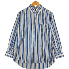 古着 バーバリー Burberry's LONDON マルチストライプ 長袖 ボタンダウンストライプシャツ スペイン製 メンズM相当/eaa600575