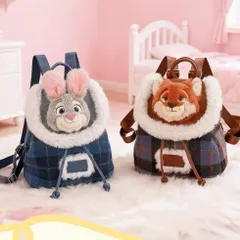 海外限定 ディズニー ズートピア リュック ぬいぐるみ ニック ジュディ ミニ Disney Zootopia Nick Judy potdemiel ズートピア2 海外