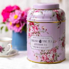 New English Teas「Vintage Floral English Afternoon」240ティーバッグ(480g)　大容量/缶入り/アフタヌーンティ/紅茶/ニューイングリッシュティー