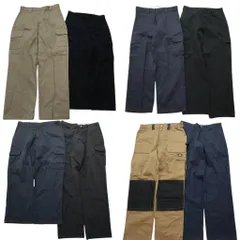 古着卸 まとめ売り ディッキーズ Dickies カーゴ パンツ 8枚セット (メンズ 34 /36 ) ダブルニー ワーク ワイド 中古 古着 NC5052
