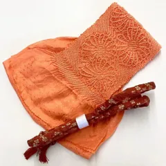 ［5918］帯締め 帯揚げ セット 草花 絞り 金糸 丸ぐけ 正絹 着物 帯絞め