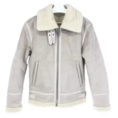 ZARA ザラ オーバーサイズ 裏ボアジャケット オフホワイト サイズ38(S相当)【中古】 メンズ