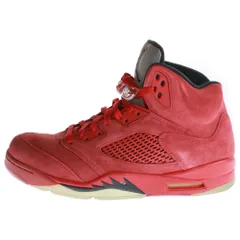 NIKE (ナイキ) AIR JORDAN 5 RETRO RED SUEDE エアジョーダン 5 レトロ レッドスウェード ハイカットスニーカー レッド US12/30.0cm 136027-602