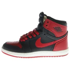 NIKE (ナイキ) AIR JORDAN 1 HIGH 85 BRED 2025 エアジョーダン 1 ブレッド ハイカットスニーカー レディース US5/23.5cm レッド/ブラック HV6674-067