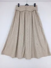 レディース コーデュロイ ロング丈スカート(F)