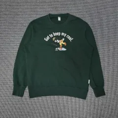 ユニクロXディズニー ミッキーマウス ロゴ スウェットシャツ (L)