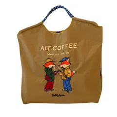 刺繍ボールチェーンバッグ【フリーショルダー】 [YUNQIUZORI] エコハンドバッグ防水ナイロンハンドバッグおしゃれワンショルダーバッグカジュアルショッピングバッグ大容量軽量収納折りたたみ繰り返しハンドバッグ