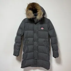 ダントン ビームス ファー付き ダウンコート グレー