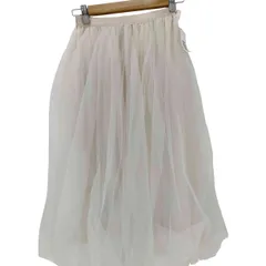 アニュアンス anuans シアーボリュームチュールスカート レディース JPN：S 