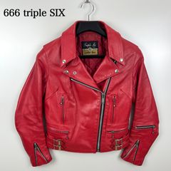 Triple Six トリプルシックス ライダース レザー 英国製 666 楽天市場】666トリプルシックス 英国製 ダブルライダース ジャケット
