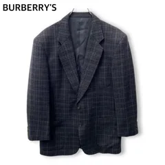 【溢れる高級】バーバリーズ シングル　チェック　テーラードジャケット　メンズ　Mサイズ　Burberry's