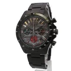 セイコー モンスターハンター 20周年記念 コラボ 2000本限定 アルバトリオンモデル クロノグラフ クォーツ 腕時計 Lサイズ ステンレススチール ブラック 8T63-03E0 箱付 SEIKO（美品）