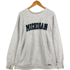 古着 90年代 Midwest Embroidery MICHIGAN ミシガン大学 カレッジスウェットシャツ トレーナー メンズXL相当 ヴィンテージ/eaa582477