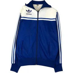 古着 80~90年代 アディダス adidas トレフォイルロゴ ジャージ トラックジャケット メンズS相当 ヴィンテージ/eaa593932