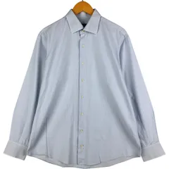 古着 バーバリー Burberry's LONDON ワイドカラー 長袖 コットンチェックシャツ メンズM相当/eaa600566