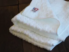 【在庫処分特価】今治タオル ウォッシュタオル 2枚セット 日本製 ホワイト 未使用