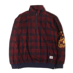 【新品】HYSTERIC GLAMOUR ヒステリックグラマー スウェット レッドチェック サイズ:L | BRING OUT THE DEAD pt スタンドカラー プルオーバー (02173AH03) | トップス トレーナー【メンズ】のサムネイル