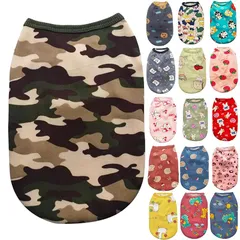 【新品】 RIOSTUDIO 犬服 秋 冬 (S?6XL) 犬の服 可愛い キャラクタータンクトップ 裏起毛 暖かい 猫服 防寒 ドッグウェア ペット服 ワンコ服 小型犬 中型犬 大型犬(迷彩(カムフラージュ),M) 0