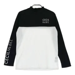 サイズ：2 CECIL McBEE green セシルマクビーグリーン  ハイネック 長袖Tシャツ  ホワイト系 [240101549962] ゴルフウェア レディース ストスト