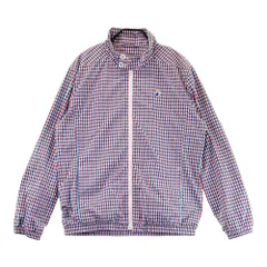 サイズ：LL PARADISO パラディーゾ  裏起毛 ジップジャケット チェック柄 グレー系 [240101555457] ゴルフウェア メンズ ストスト