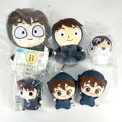 土井半助 天鬼 「忍たま乱太郎」 ぬいぐるみ 6点セット 中古品