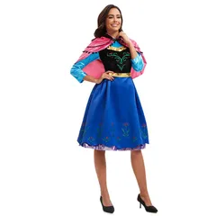 コスプレ 衣装 ワンピース アナと雪の女王 cosplay アナ ハロウィン アニメ 大人用 HW94