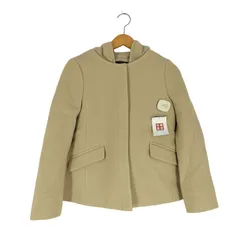 ユナイテッドアローズグリーンレーベルリラクシング UNITED ARROWS green label relaxing 2WAY ノーカラー HOOD コート SHORT レディース JPN：38 