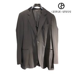 GIORGIO ARMANI ジャケット コート【極美品】ブラックLL - メルカリ