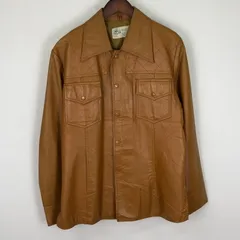 【中古品】 K mart ケーマート 70’s LEATHER JACKET VINTAGE 70年代 レザー ジャケット アウター 革 ヴィンテージ 【145-251115-ts-16-tei】