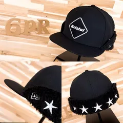 激レア【ニューエラ×エフシーレアルブリストル】コラボ ボア フラップ キャップ黒