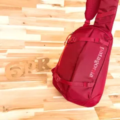 未使用【パタゴニア】アトム Atom スリング ボディバッグ 8L 赤×オレンジ
