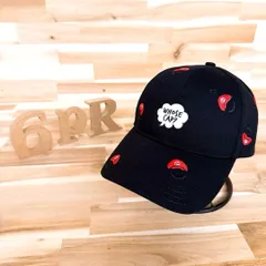 美品【ユニバーサルスタジオジャパン×スーパーマリオ】USJ キャップ 黒×赤