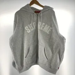 【中古】Supreme 25FW Arc Thermal Lined Zip Up Hooded Sweatshirt サイズXL グレー シュプリーム[19]