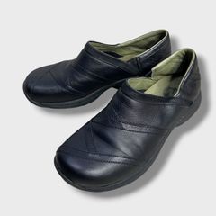 ☆MERRELL☆メレル☆プリモパッチクロッグサンダル☆サボ☆レザーシューズ☆黒☆レディース26cm☆K25M