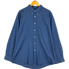 古着 90年代 ジェイクルー J.Crew 長袖 ボタンダウンチェックシャツ メンズXL相当 ヴィンテージ/eaa600557