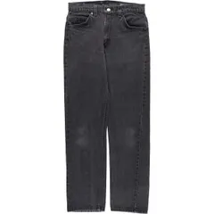 古着 90年代 リーバイス Levi's 505-4159 オレンジタブ ブラックデニム テーパードデニムパンツ USA製 メンズw29相当/evb030292