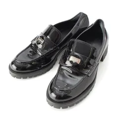 新品miumiu エナメルビジューローファー　新品お値下げ MIUMIU ビジューエナメル ローファー サイズ36 - メルカリ