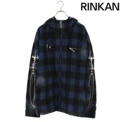 サグクラブ サイズ:3 24AW TC24JK2303 フランネルジップアップパーカー 中古 BS55 サグクラブ 24AW TC24JK2303 フランネルジップアップパーカー メンズ 3