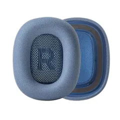 【新着商品】イヤークッション AirPods Max交換用 [Quarice] ヘッドフォン用イヤパッド 交換用イヤークッション 快適使い心地(ブルー)