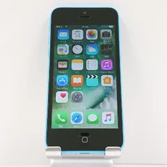 iPhone5c 16GB au ブルー 送料無料 本体 c15541