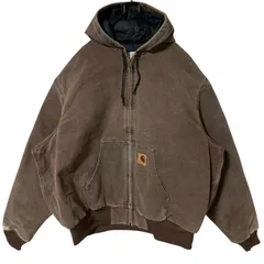 2025年最新】carHartt アクティブジャケット ブラウン mの人気アイテム